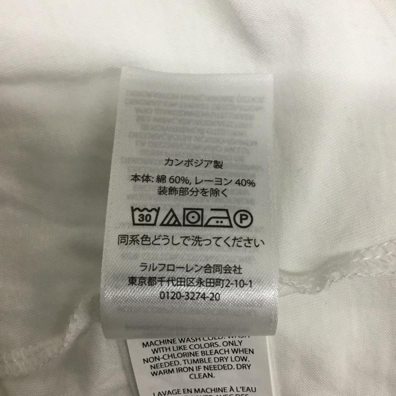 ポロラルフローレン POLO RALPH LAUREN カットソー 半袖 S 無地 白 / ホワイト / white レディース USED 古着 中古 10156082