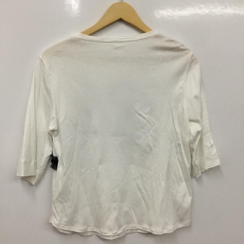 ジョルジュ レッシュ GEORGES RECH Tシャツ 半袖 36 無地 白 / ホワイト / white レディース USED 古着 中古 10156083