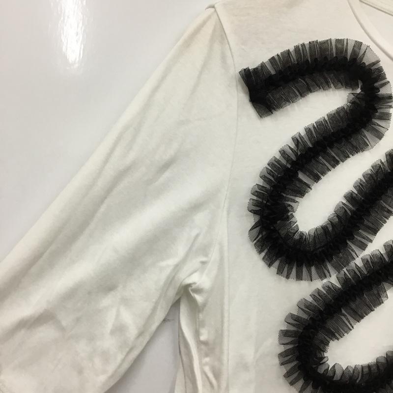 ジョルジュ レッシュ GEORGES RECH Tシャツ 半袖 36 無地 白 / ホワイト / white レディース USED 古着 中古 10156083