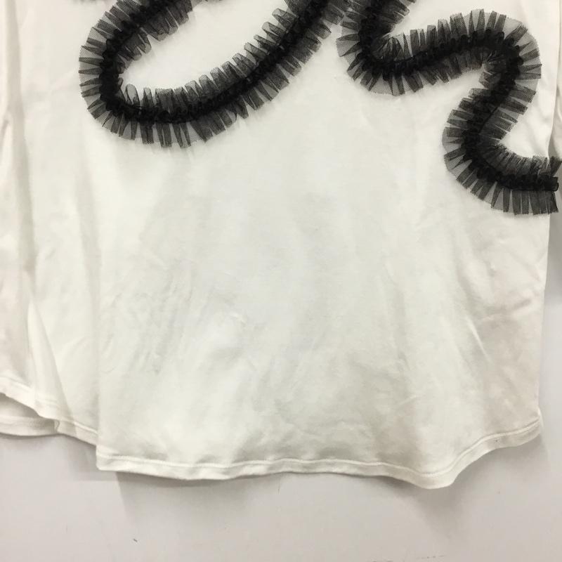 ジョルジュ レッシュ GEORGES RECH Tシャツ 半袖 36 無地 白 / ホワイト / white レディース USED 古着 中古 10156083