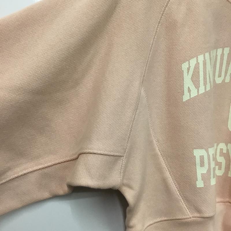 フリークスストア FREAK S STORE トレーナー 長袖 FREE ロゴ、文字 X プリント 桃 / ピンク / pink レディース USED 古着 中古 10156084