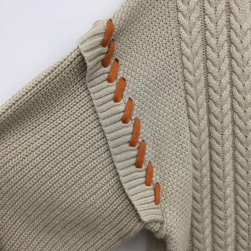 ジャバ Java カーディガン 長袖 XL 無地 ベージュ / ベージュ / beige レディース USED 古着 中古 10156087