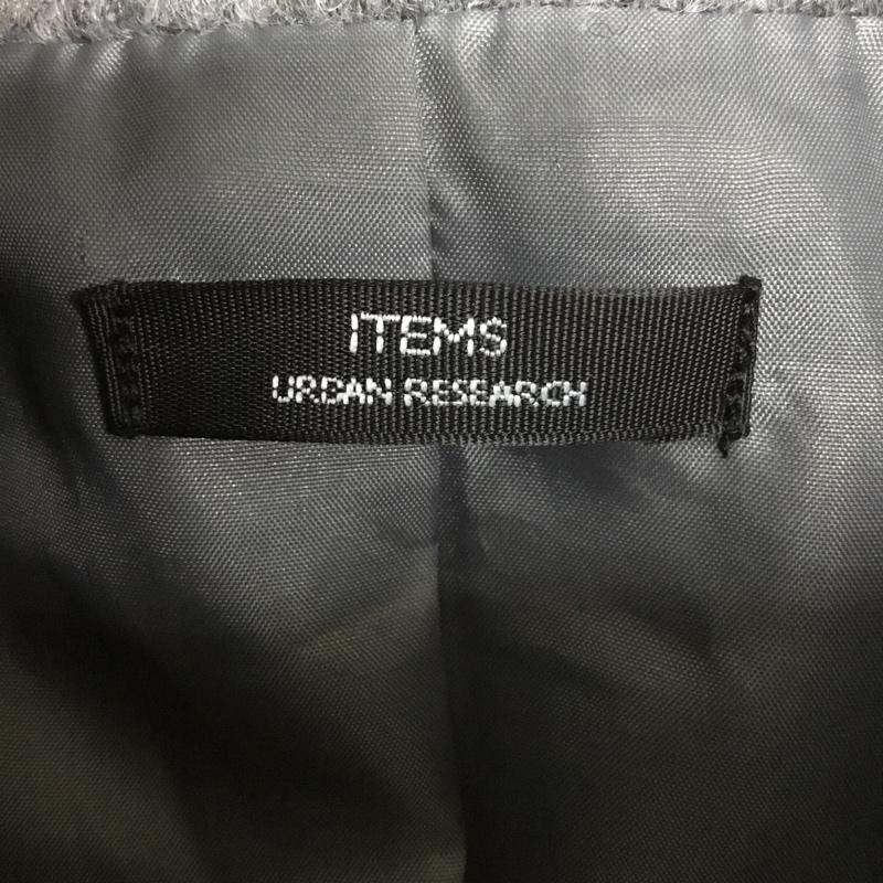 アイテムズ アーバンリサーチ ITEMS URBAN RESEARCH コート コート一般 FREE 無地 灰 / グレー / gray レディース USED 古着 中古 10156088