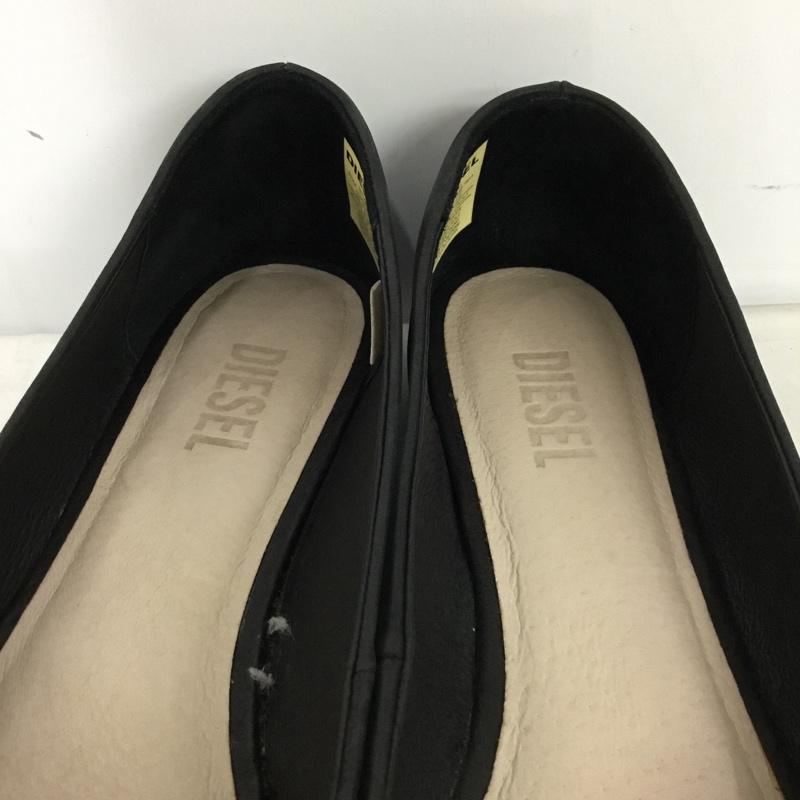 ディーゼル DIESEL パンプス パンプス BALLETH バレエシューズ スタッズ ラインストーン 38  黒 / ブラック / black レディース USED 古着 中古 10156090