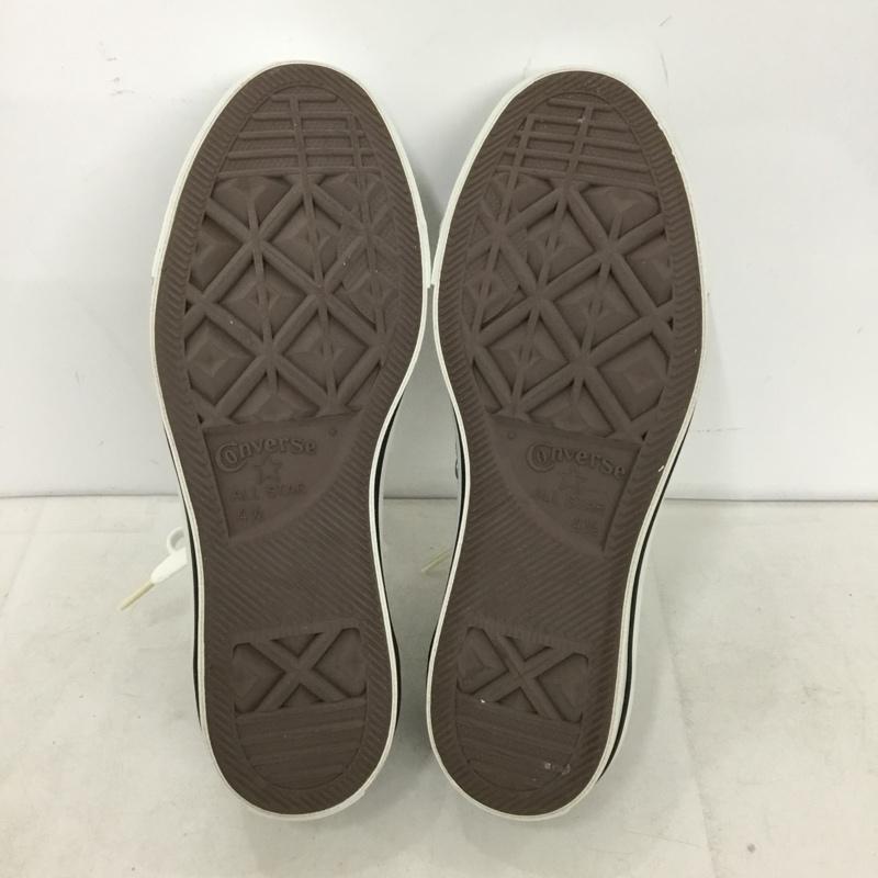 コンバース CONVERSE スニーカー スニーカー 1C989 CANVAS ALL STAR OX 23.5cm 23.5cm ロゴ、文字 灰 / グレー / gray X 白 / ホワイト / white レディース USED 古着 中古 10156091