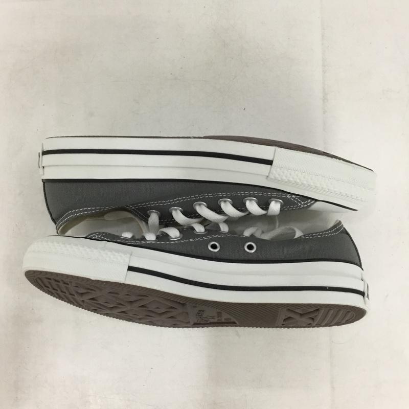 コンバース CONVERSE スニーカー スニーカー 1C989 CANVAS ALL STAR OX 23.5cm 23.5cm ロゴ、文字 灰 / グレー / gray X 白 / ホワイト / white レディース USED 古着 中古 10156091