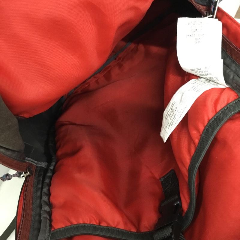 パタゴニア patagonia リュックサック、デイパック リュックサック、デイバッグ 48020SP16 アイアンウッドパック 20L ロゴ、文字 黒 / ブラック / black X えんじ / ワインレッド / dark red メンズ USED 古着 中古 10156094