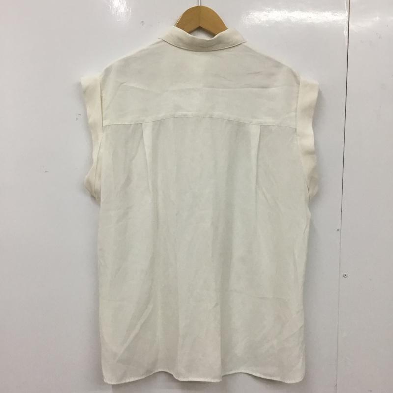 ミラオーウェン Mila Owen シャツ、ブラウス 半袖 09WFB232077 ポケットデザイン袖ロールアップシャツ ONE SIZE 無地 オフホワイト / オフホワイト / レディース USED 古着 中古 10156097