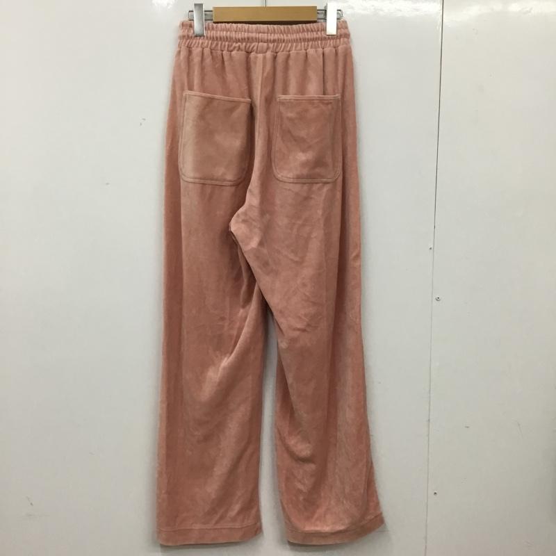 ニコアンド niko and... ボトムス ボトムス NKN36507AD ラビットタッチベロアパンツ long イージーパンツ 無地 桃 / ピンク / pink レディース USED 古着 中古 10156098