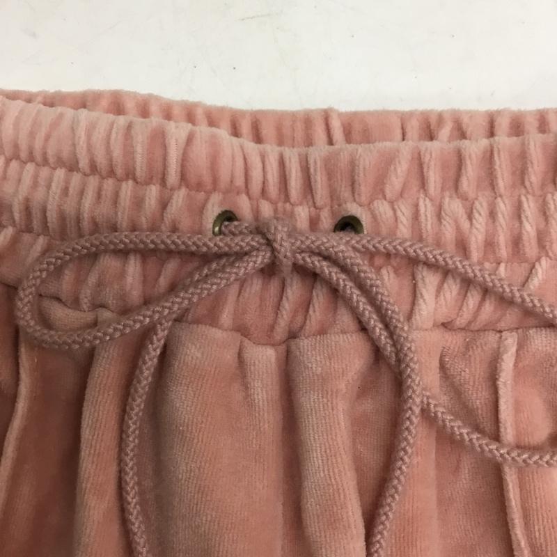 ニコアンド niko and... ボトムス ボトムス NKN36507AD ラビットタッチベロアパンツ long イージーパンツ 無地 桃 / ピンク / pink レディース USED 古着 中古 10156098