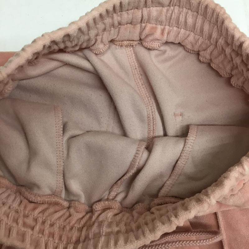 ニコアンド niko and... ボトムス ボトムス NKN36507AD ラビットタッチベロアパンツ long イージーパンツ 無地 桃 / ピンク / pink レディース USED 古着 中古 10156098