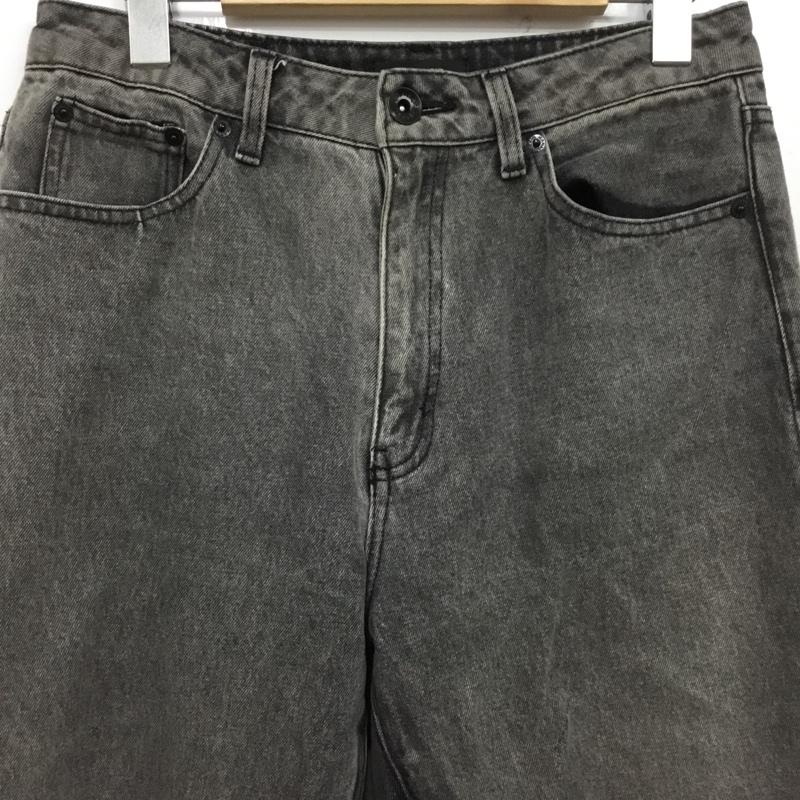 ジーナシス JEANASIS パンツ デニム、ジーンズ JS050831AA パッチワークフレアデニム M 無地 黒 / ブラック / black レディース USED 古着 中古 10156100