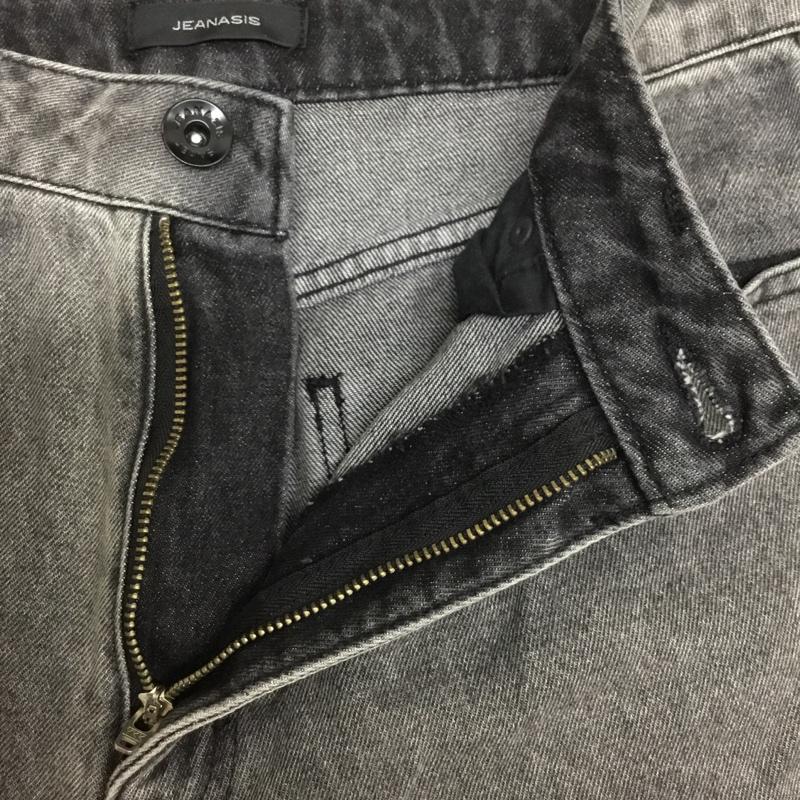 ジーナシス JEANASIS パンツ デニム、ジーンズ JS050831AA パッチワークフレアデニム M 無地 黒 / ブラック / black レディース USED 古着 中古 10156100