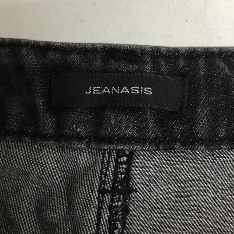 ジーナシス JEANASIS パンツ デニム、ジーンズ JS050831AA パッチワークフレアデニム M 無地 黒 / ブラック / black レディース USED 古着 中古 10156100
