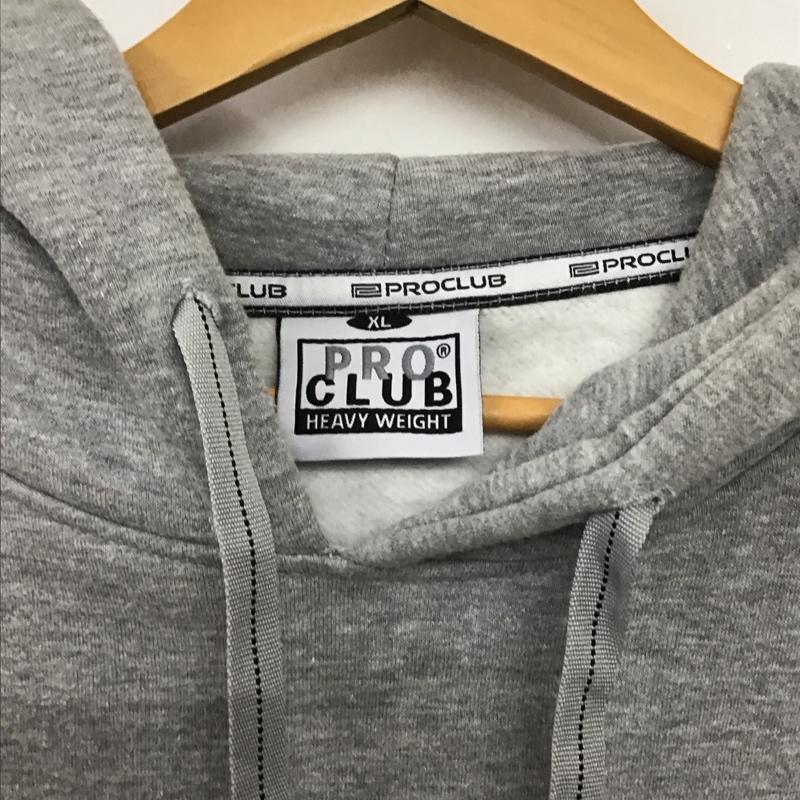 プロクラブ PRO CLUB パーカー 長袖 長袖パーカー プルオーバーパーカー スウェット XL 無地 灰 / グレー / gray メンズ USED 古着 中古 10156105