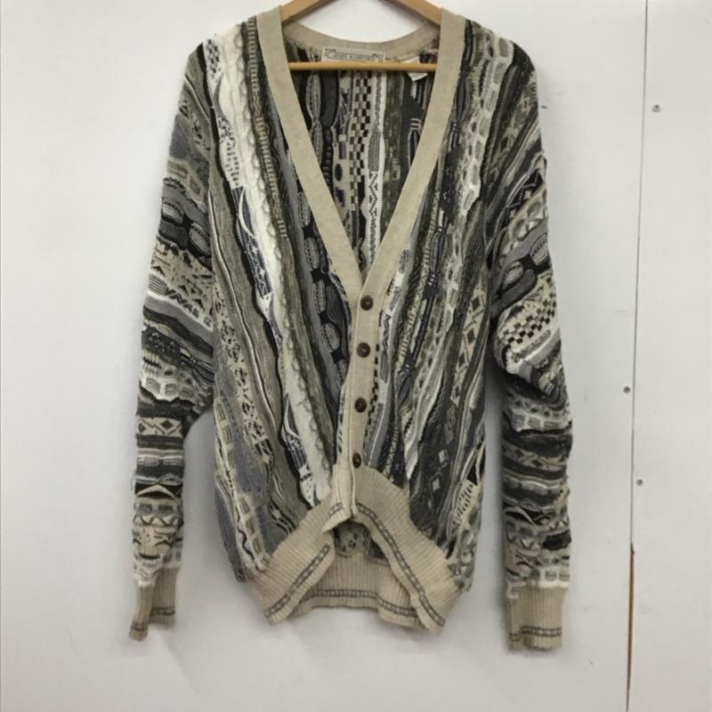 古着 USED カーディガン 長袖 長袖カーディガン 前ボタン ニットカーディガン M 総柄 マルチカラー / マルチカラー / multicolor メンズ USED 古着 中古 10156106