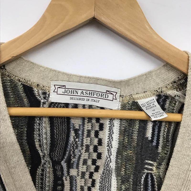 古着 USED カーディガン 長袖 長袖カーディガン 前ボタン ニットカーディガン M 総柄 マルチカラー / マルチカラー / multicolor メンズ USED 古着 中古 10156106