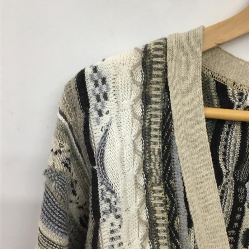 古着 USED カーディガン 長袖 長袖カーディガン 前ボタン ニットカーディガン M 総柄 マルチカラー / マルチカラー / multicolor メンズ USED 古着 中古 10156106