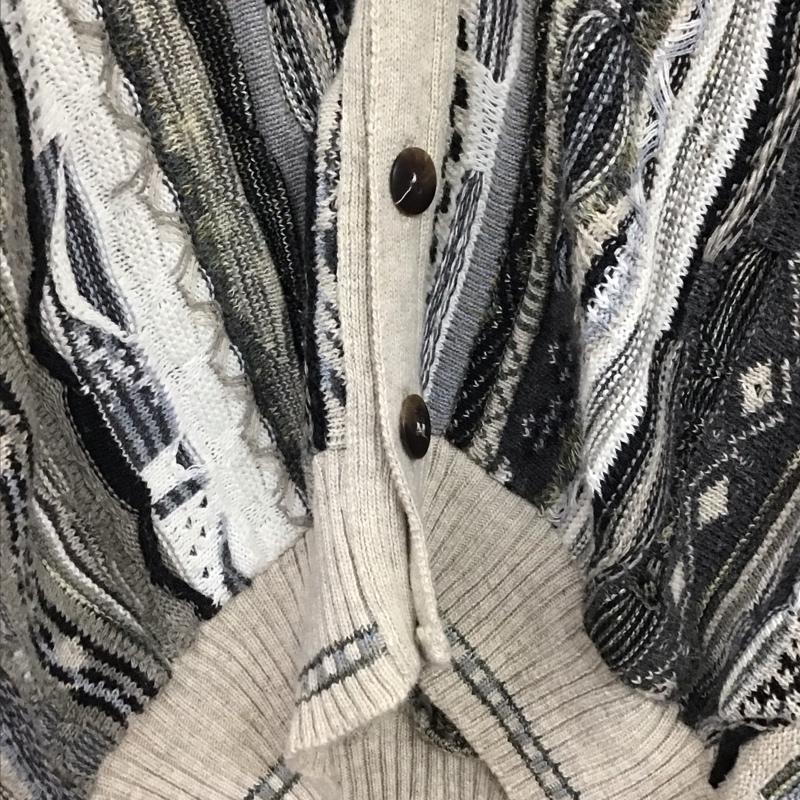 古着 USED カーディガン 長袖 長袖カーディガン 前ボタン ニットカーディガン M 総柄 マルチカラー / マルチカラー / multicolor メンズ USED 古着 中古 10156106