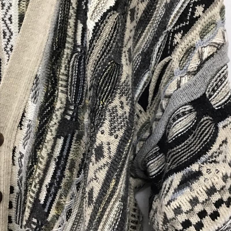 古着 USED カーディガン 長袖 長袖カーディガン 前ボタン ニットカーディガン M 総柄 マルチカラー / マルチカラー / multicolor メンズ USED 古着 中古 10156106
