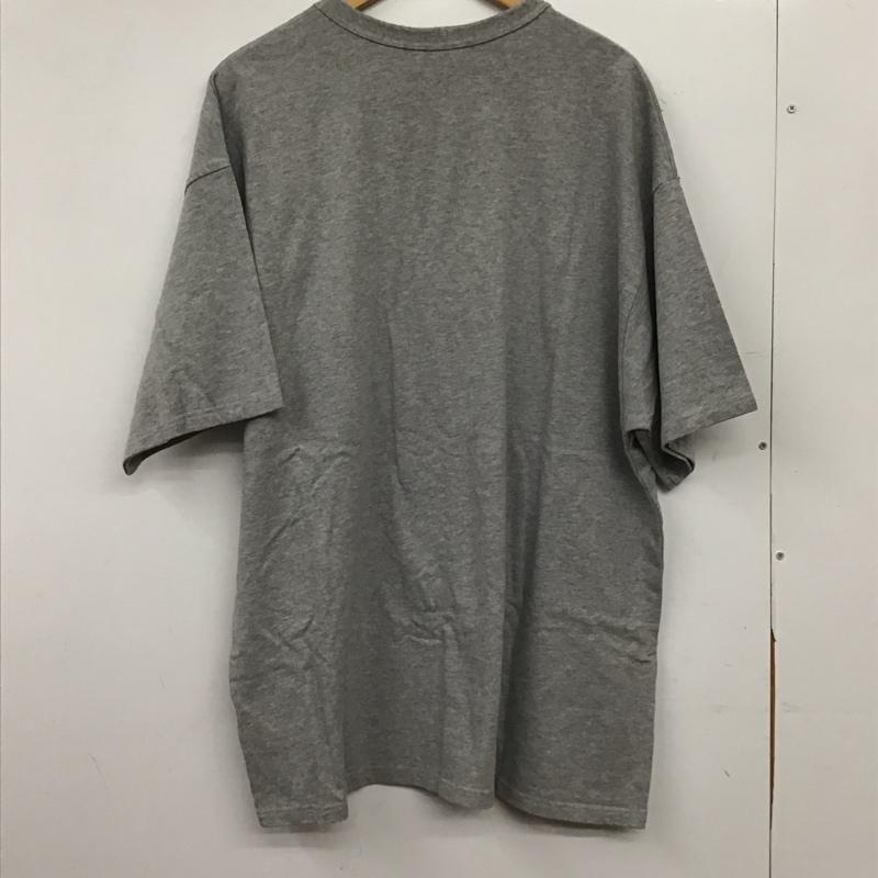 ラファイエット Lafayette Tシャツ 半袖 半袖カットソー プリントTシャツ クルーネックカットソー XXL ロゴ、文字 灰 / グレー / gray メンズ USED 古着 中古 10156107
