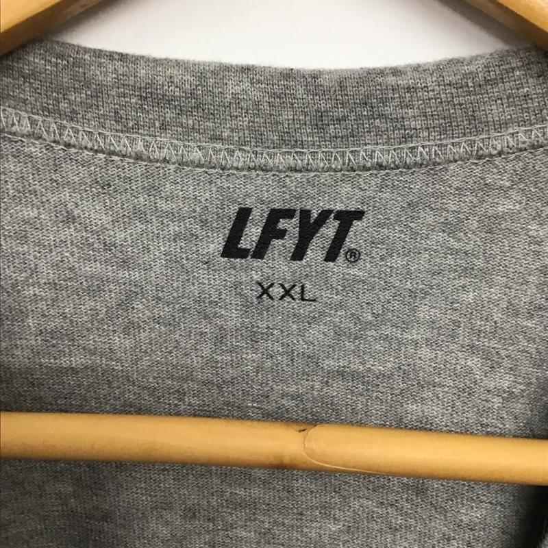 ラファイエット Lafayette Tシャツ 半袖 半袖カットソー プリントTシャツ クルーネックカットソー XXL ロゴ、文字 灰 / グレー / gray メンズ USED 古着 中古 10156107