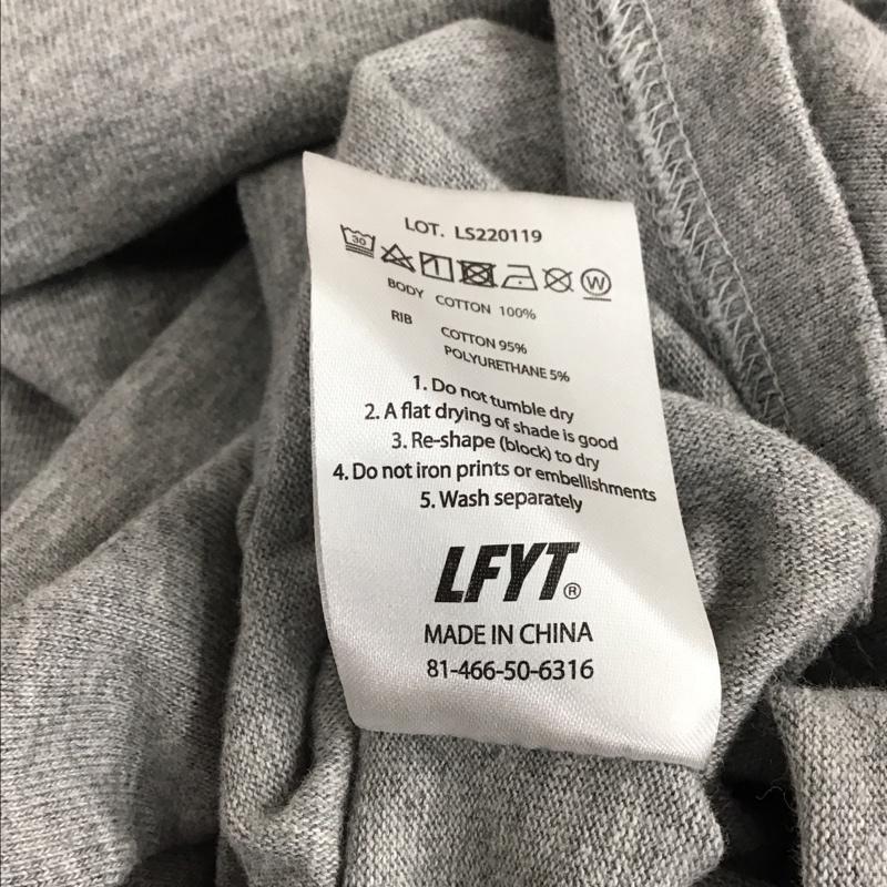 ラファイエット Lafayette Tシャツ 半袖 半袖カットソー プリントTシャツ クルーネックカットソー XXL ロゴ、文字 灰 / グレー / gray メンズ USED 古着 中古 10156107