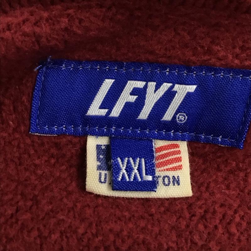 ラファイエット Lafayette トレーナー 長袖 長袖トレーナー スウェット クルーネック プルオーバー XXL ロゴ、文字 えんじ / ワインレッド / dark red メンズ USED 古着 中古 10156108
