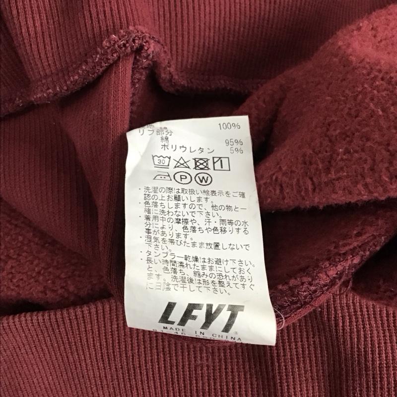 ラファイエット Lafayette トレーナー 長袖 長袖トレーナー スウェット クルーネック プルオーバー XXL ロゴ、文字 えんじ / ワインレッド / dark red メンズ USED 古着 中古 10156108