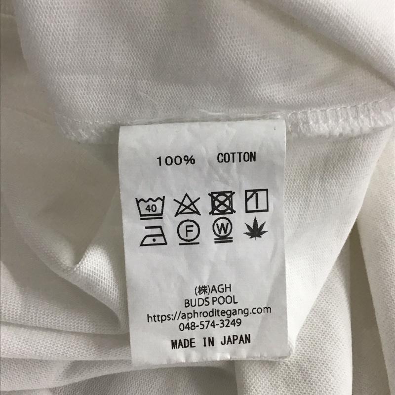バッズプール BUDSPOOL Tシャツ 半袖 半袖カットソー プリントTシャツ クルーネックカットソー プリント 白 / ホワイト / white メンズ USED 古着 中古 10156109