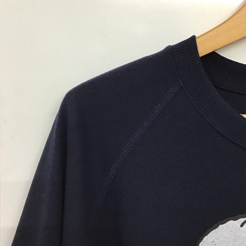 ジーユー GU Tシャツ 半袖 341-359540 プリントTシャツ スヌーピー L プリント 紺 / ネイビー / navy メンズ USED 古着 中古 10156110
