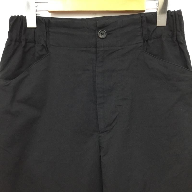マーガレットハウエル MARGARET HOWELL パンツ スラックス 1 無地 黒 / ブラック / black レディース USED 古着 中古 10156115