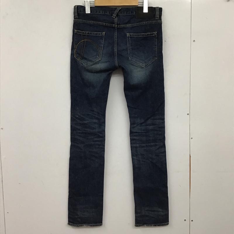 ノーアイディ NO ID. パンツ デニム、ジーンズ デニムパンツ スリムパンツ カジュアルパンツ ストレッチパンツ 2 無地 インディゴ / インディゴ / Indigo メンズ USED 古着 中古 10156116