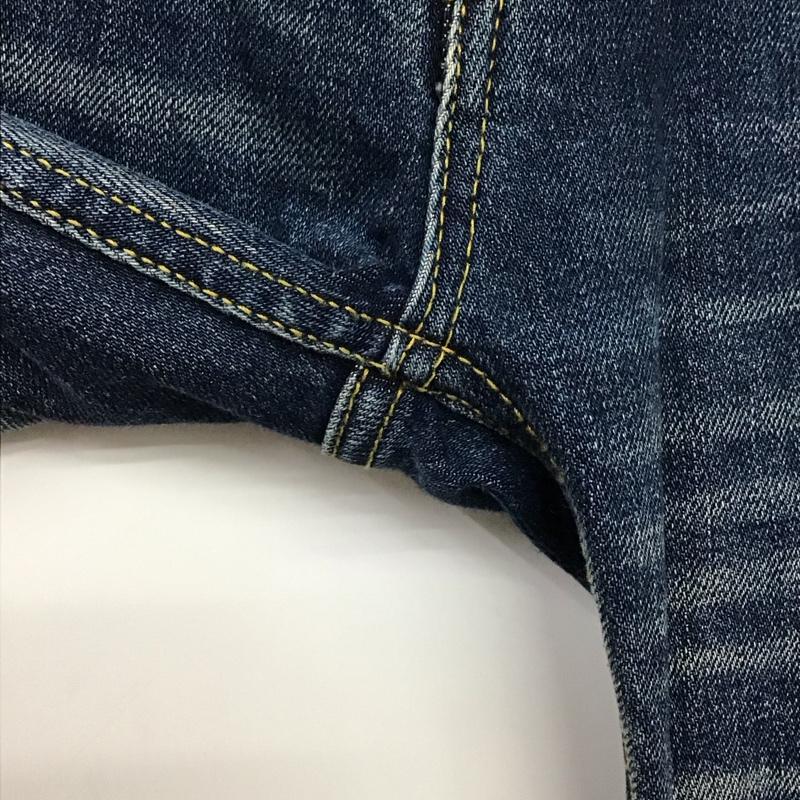 ノーアイディ NO ID. パンツ デニム、ジーンズ デニムパンツ スリムパンツ カジュアルパンツ ストレッチパンツ 2 無地 インディゴ / インディゴ / Indigo メンズ USED 古着 中古 10156116