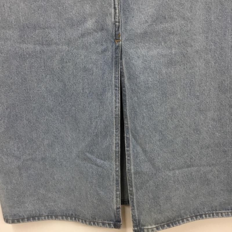 アメリカンホリック AMERICAN HOLIC スカート ロングスカート デニムスカート タグ付 M 無地 水色 / ライトブルー / レディース USED 古着 中古 10156117
