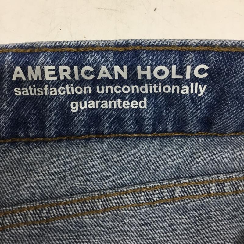 アメリカンホリック AMERICAN HOLIC スカート ロングスカート デニムスカート タグ付 M 無地 水色 / ライトブルー / レディース USED 古着 中古 10156117