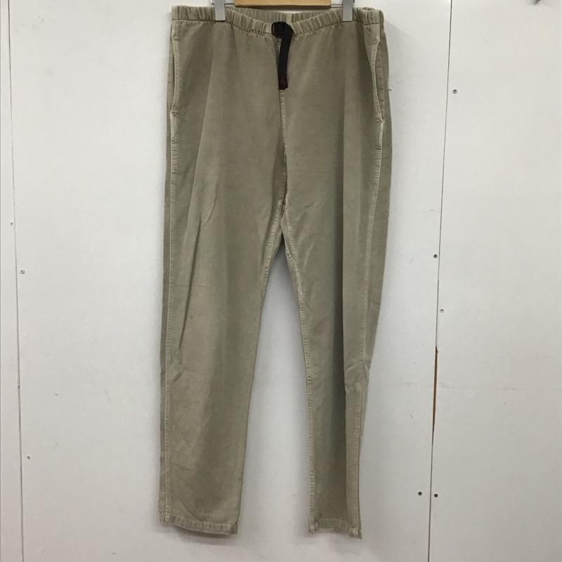 グラミチ GRAMICCI パンツ ワークパンツ、ペインターパンツ ワークパンツ ワイドパンツ カジュアルパンツ L ロゴ、文字 ベージュ / ベージュ / beige メンズ USED 古着 中古 10156118
