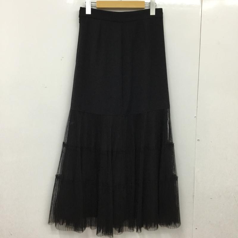 アパートバイローリーズ apart by lowrys スカート ロングスカート M 無地 黒 / ブラック / black レディース USED 古着 中古 10156119