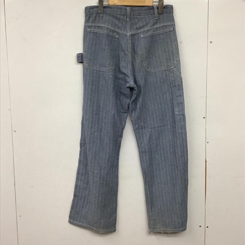 ポインター POINTER パンツ デニム、ジーンズ デニムパンツ ワイドパンツ カジュアルパンツ 32インチ ストライプ インディゴ / インディゴ / Indigo メンズ USED 古着 中古 10156121