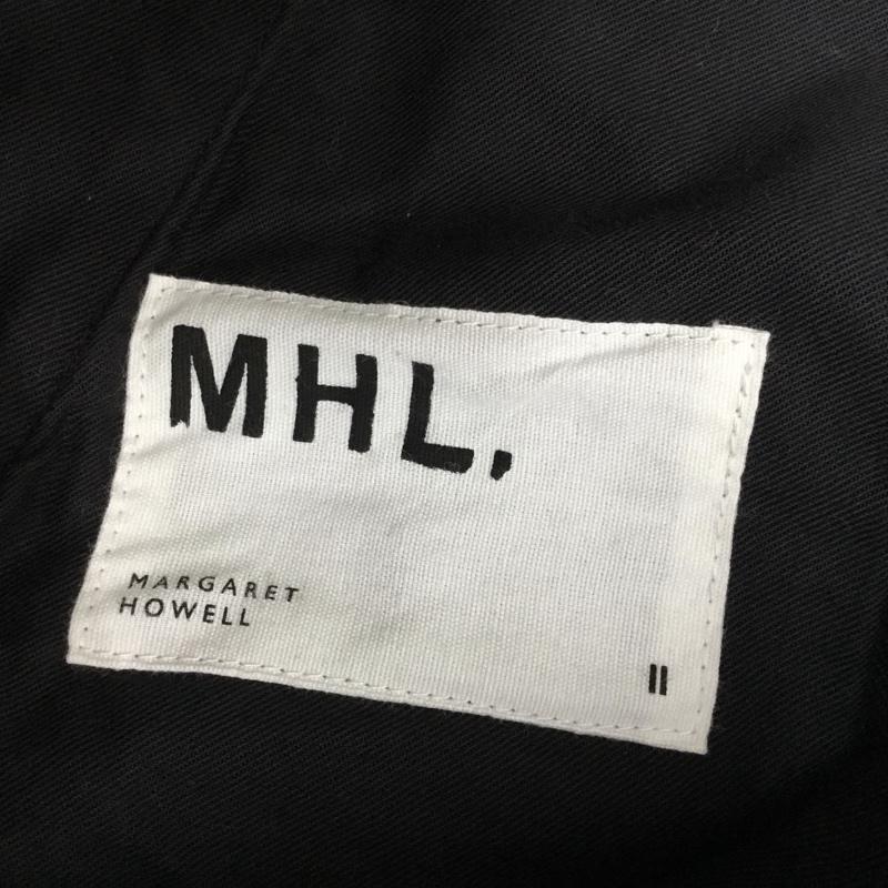 エムエイチエル MHL. パンツ スラックス 595-1243580 COTTON WOOL DRILL 2 無地 黒 / ブラック / black レディース USED 古着 中古 10156124