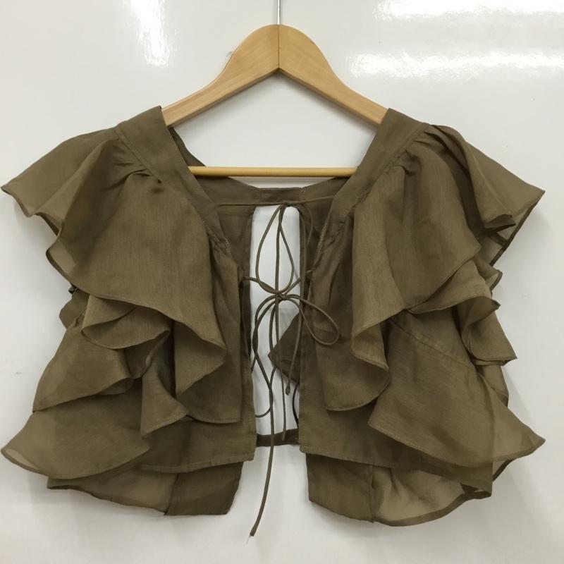 ココディール COCO DEAL ベスト ベスト 2 無地 茶 / ブラウン / brown レディース USED 古着 中古 10156129