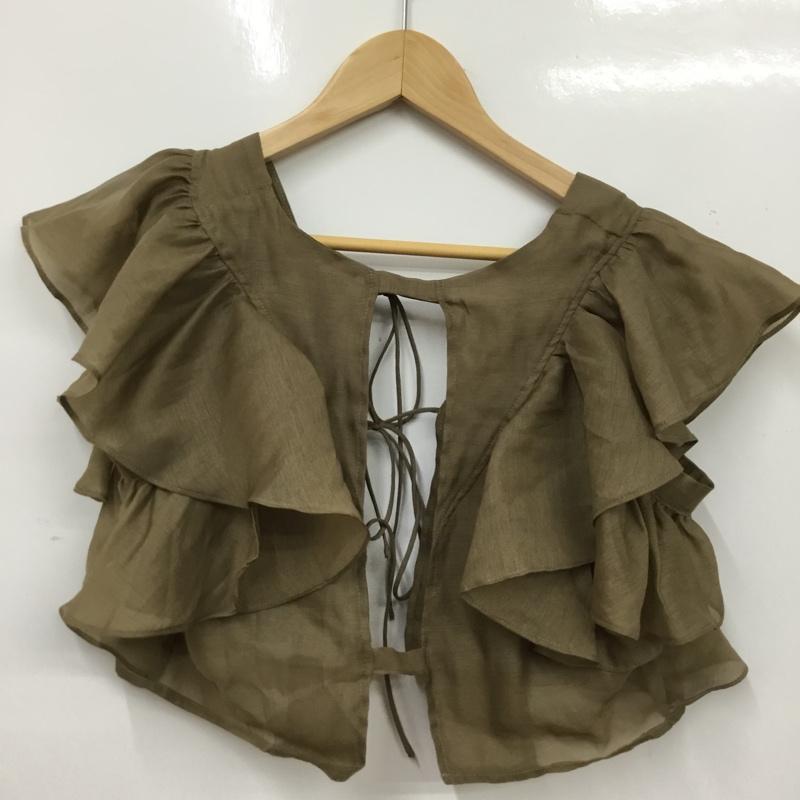 ココディール COCO DEAL ベスト ベスト 2 無地 茶 / ブラウン / brown レディース USED 古着 中古 10156129