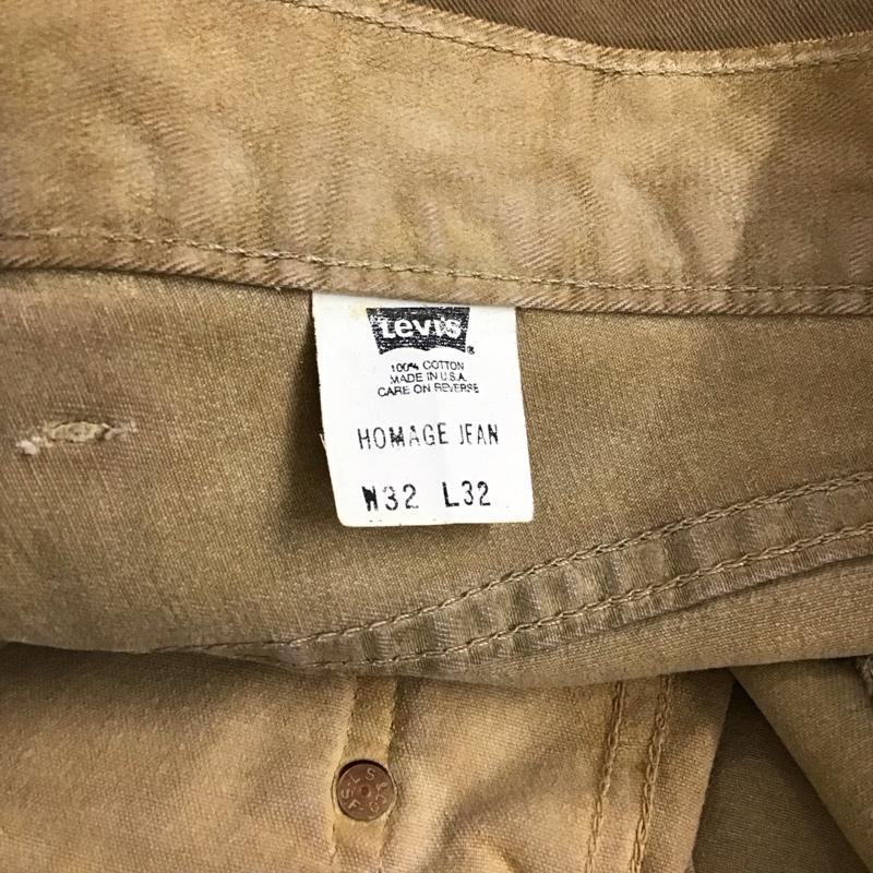 リーバイストラウスアンドコー Levi Strauss & co. パンツ デニム、ジーンズ ワイドパンツ カジュアルパンツ ワークパンツ 32インチ 無地 ベージュ / ベージュ / beige メンズ USED 古着 中古 10156130