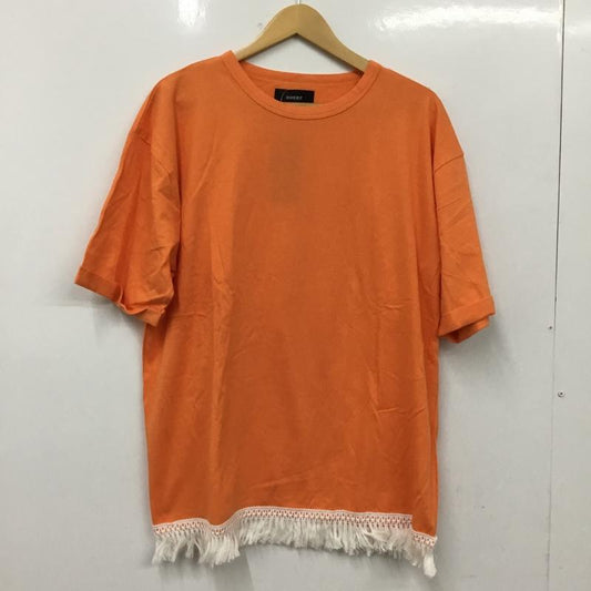インヘリット INHERIT Tシャツ 半袖 タグ付 L 無地 橙 / オレンジ / orange レディース USED 古着 中古 10156131