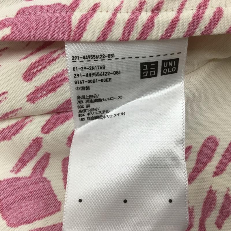 ユニクロ UNIQLO ワンピース ミニスカート MARNI オープンカラープリーツワンピース タグ付 M 花柄 X 総柄 マルチカラー / マルチカラー / multicolor レディース USED 古着 中古 10156134