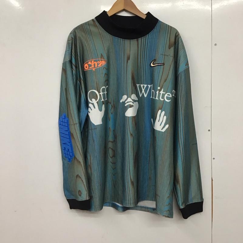 ナイキ NIKE カットソー 長袖 dn1701-411 OFF-WHITEJERSEY 長袖カットソー コラボ XXL ロゴ、文字 マルチカラー / マルチカラー / multicolor メンズ USED 古着 中古 10156137