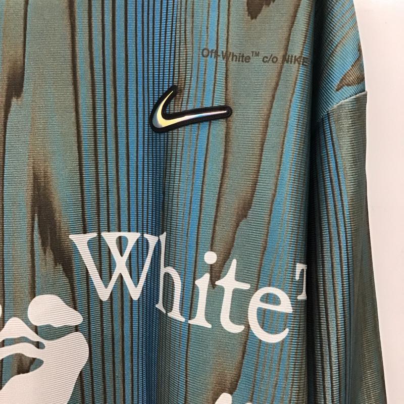 ナイキ NIKE カットソー 長袖 dn1701-411 OFF-WHITEJERSEY 長袖カットソー コラボ XXL ロゴ、文字 マルチカラー / マルチカラー / multicolor メンズ USED 古着 中古 10156137