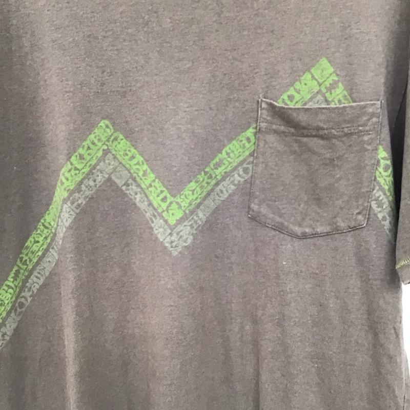コロンビア Columbia Tシャツ 半袖 半袖カットソー プリントTシャツ クルーネックカットソー XL プリント 茶 / ブラウン / brown メンズ USED 古着 中古 10156140