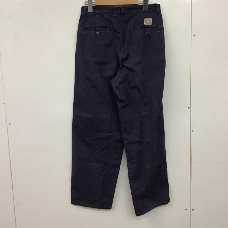 ポロバイラルフローレン Polo by RALPH LAUREN パンツ チノパン チノパン ワイドパンツ カジュアルパンツ 無地 紺 / ネイビー / navy メンズ USED 古着 中古 10156145
