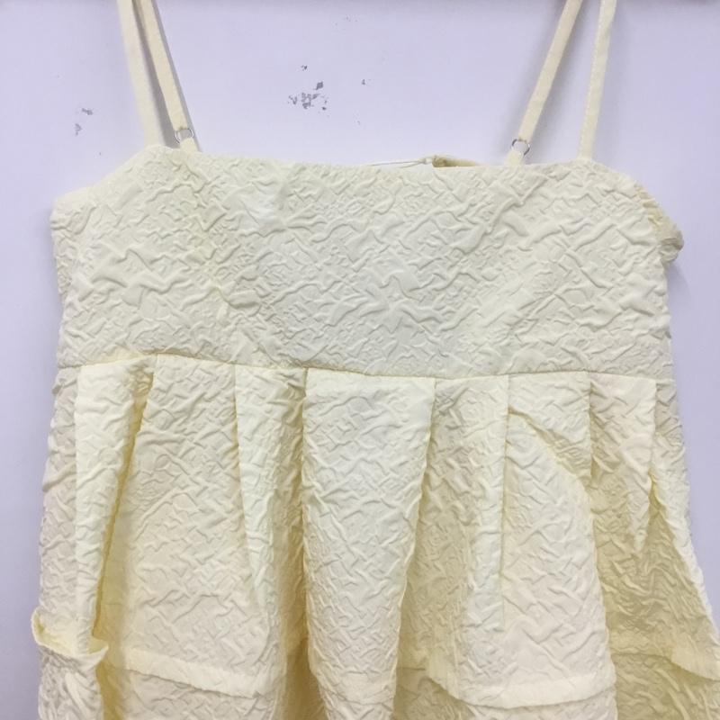 フーズフーギャラリー WHO S WHO gallery キャミソール キャミソール タグ付 FREE 無地 黄 / イエロー / yellow レディース USED 古着 中古 10156147